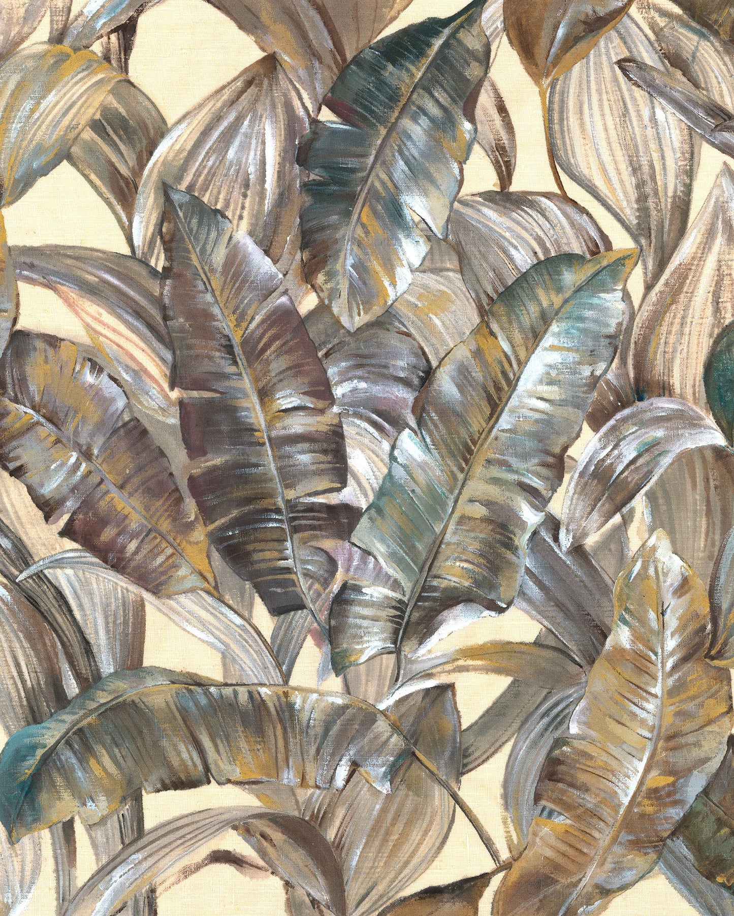 Sample – Graceful Gold - Custom Sized Wallpaper Mural (per m2)