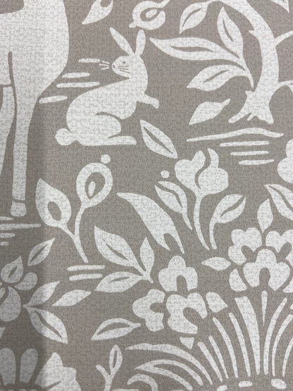 Deer Woods Wallpaper – Taupe