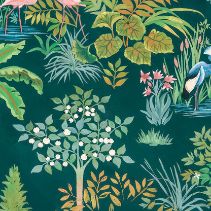 Happy Jungle - Custom Sized Mural Wallpaper (per m2)