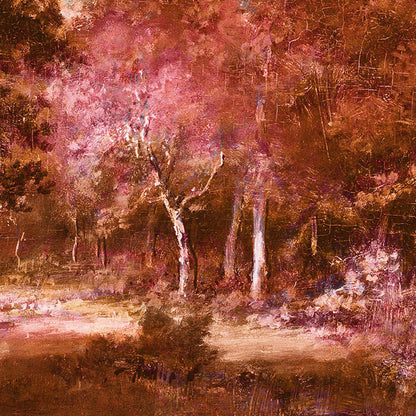 Autumna Rosso - Custom Sized Mural Wallpaper (per m2)
