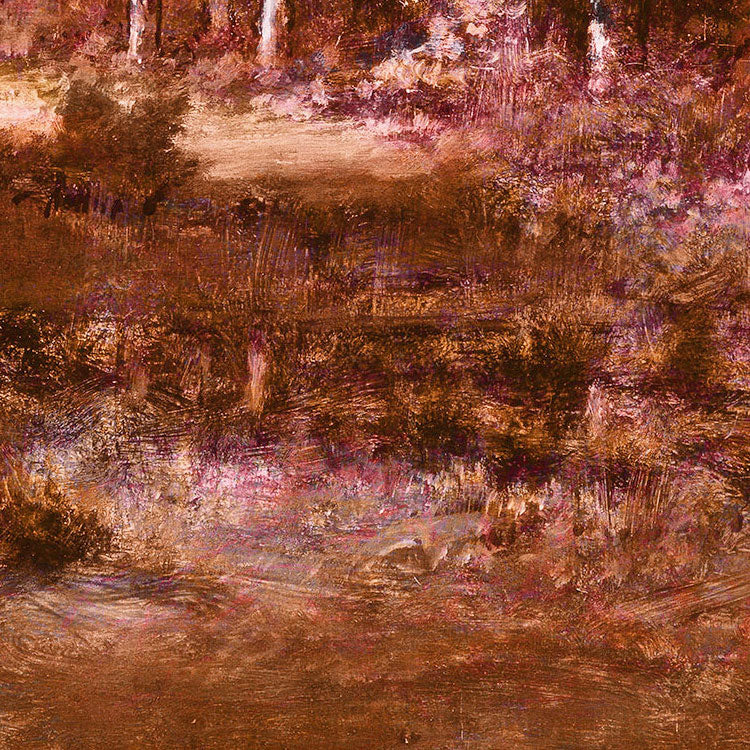 Autumna Rosso - Custom Sized Mural Wallpaper (per m2)