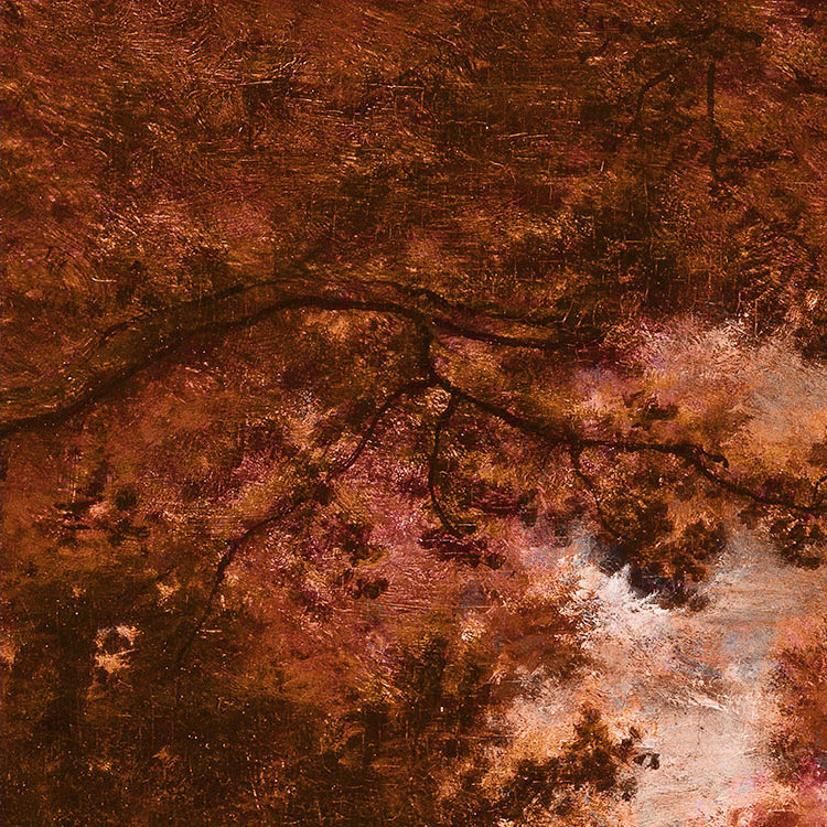 Autumna Rosso - Custom Sized Mural Wallpaper (per m2)