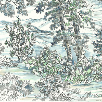 Highland Trees - Custom Sized Mural Wallpaper (per m2)