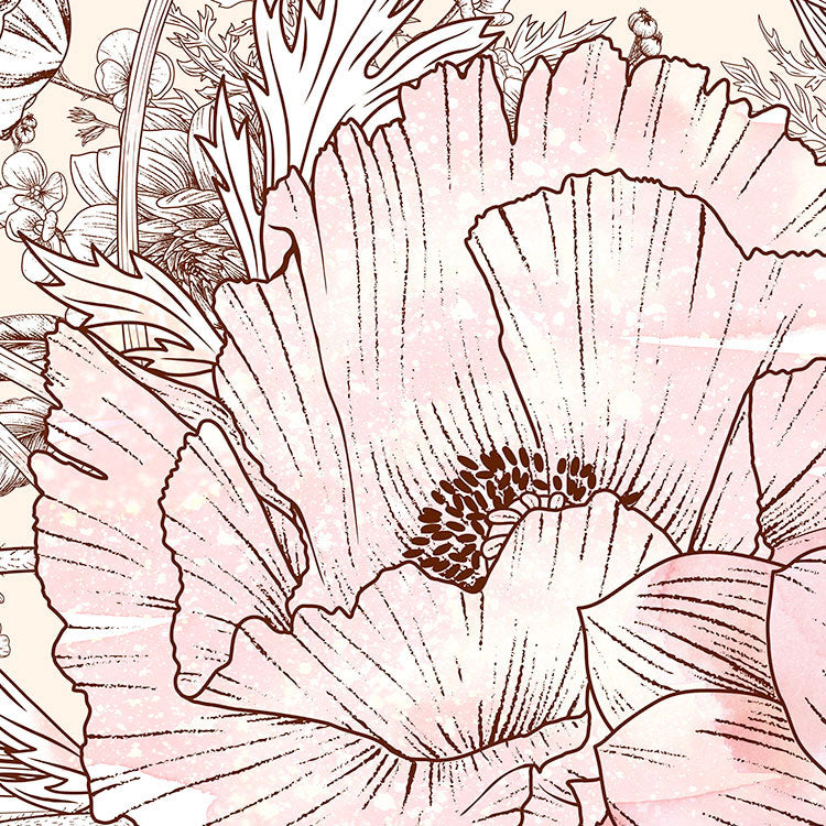 Allegra - Custom Sized Mural Wallpaper (per m2)
