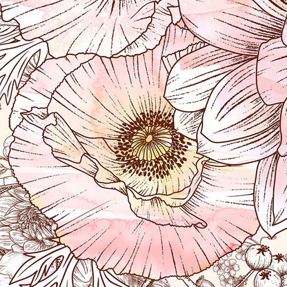 Allegra - Custom Sized Mural Wallpaper (per m2)
