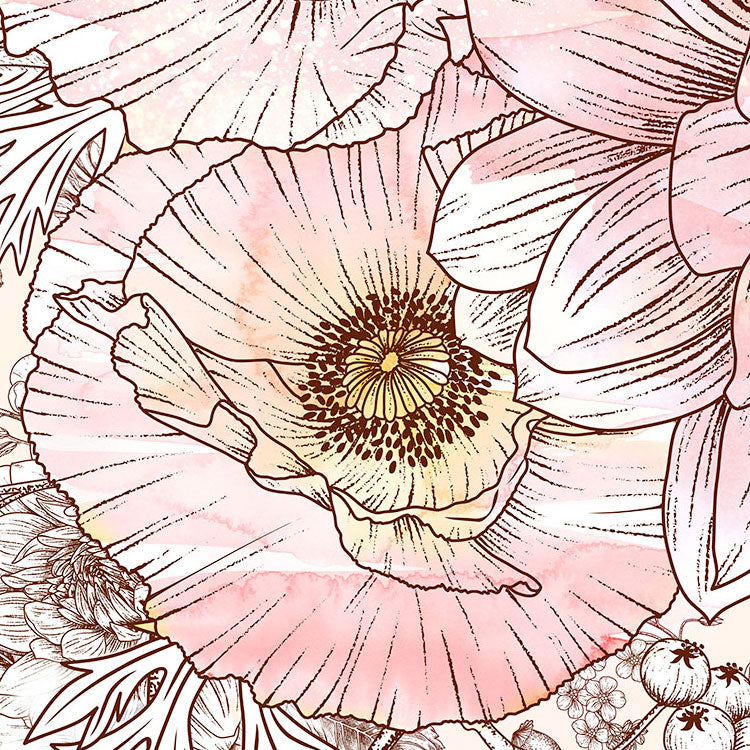 Allegra - Custom Sized Mural Wallpaper (per m2)
