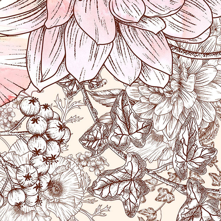 Allegra - Custom Sized Mural Wallpaper (per m2)