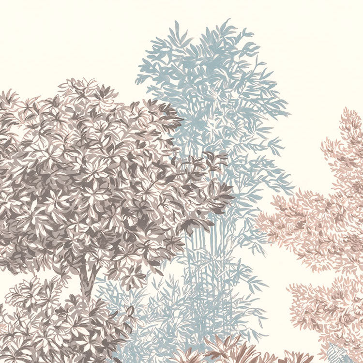 Painted Trees - Custom Sized Mural Wallpaper (per m2)