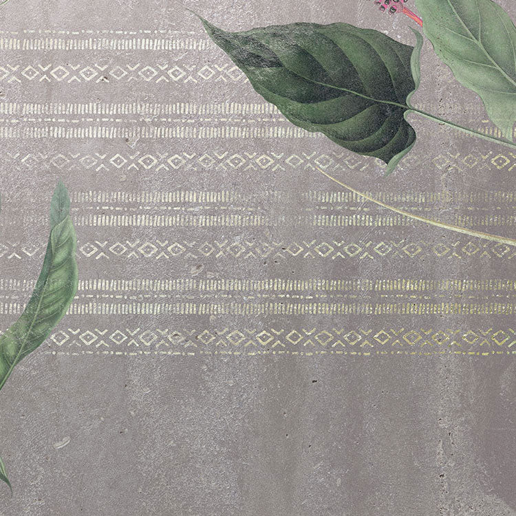 Tropic Concrete - Custom Sized Mural Wallpaper (per m2)
