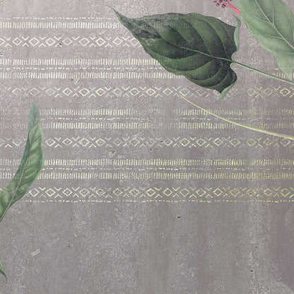 Tropic Concrete - Custom Sized Mural Wallpaper (per m2)