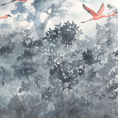 Flamingos in the Sky - Custom Sized Wallpaper Mural (per m2)