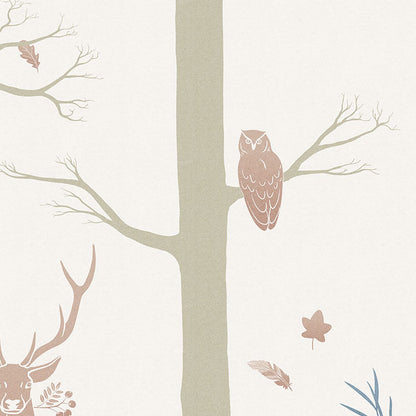 Forest Animals - Custom Sized Mural Wallpaper (per m2)