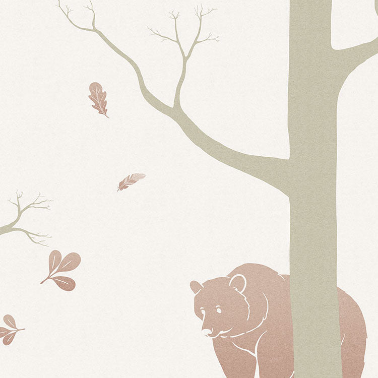 Forest Animals - Custom Sized Mural Wallpaper (per m2)