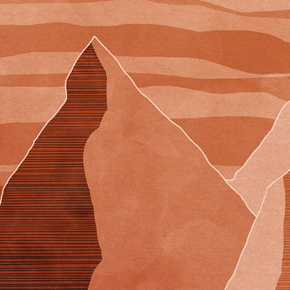 Desert Mile - Custom Sized Mural Wallpaper (per m2)