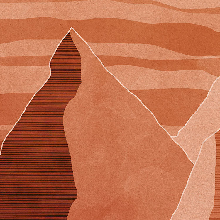 Desert Mile - Custom Sized Mural Wallpaper (per m2)