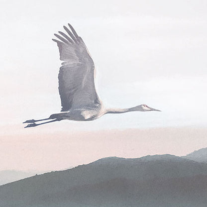 Mystic Cranes - Custom Sized Mural Wallpaper (per m2)