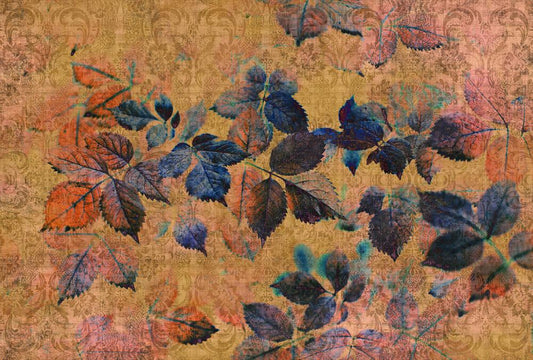 Indian Summer - Custom Sized Wallpaper Mural (per m2) - Orange