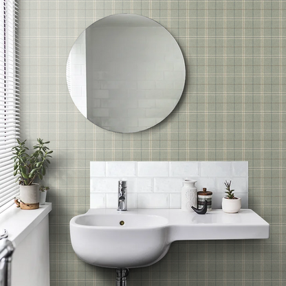 Islay Wallpaper by Mulberry Home - Aqua