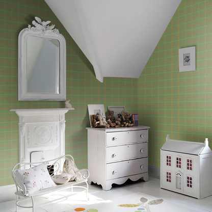 Islay Wallpaper by Mulberry Home - Emerald