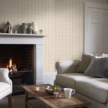 Islay Wallpaper by Mulberry Home - Soft Blue