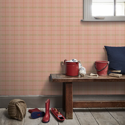 Islay Wallpaper by Mulberry Home - Tea Rose