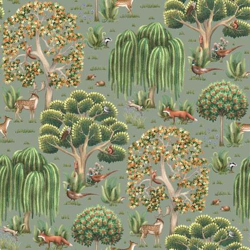 In The Woods Hybrid Wallpaper Murals - 7 Colours