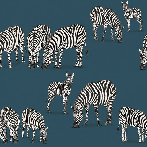 Zebras Wallpaper Hybrid Mural Wallpaper - 3 Colours