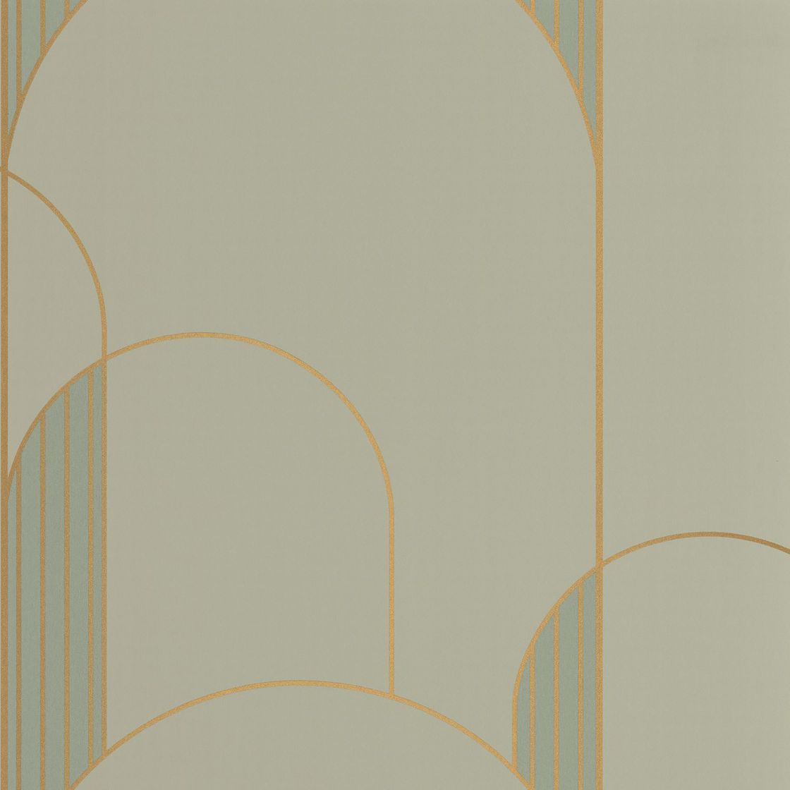 Sample - High Walls Wallpaper - Green