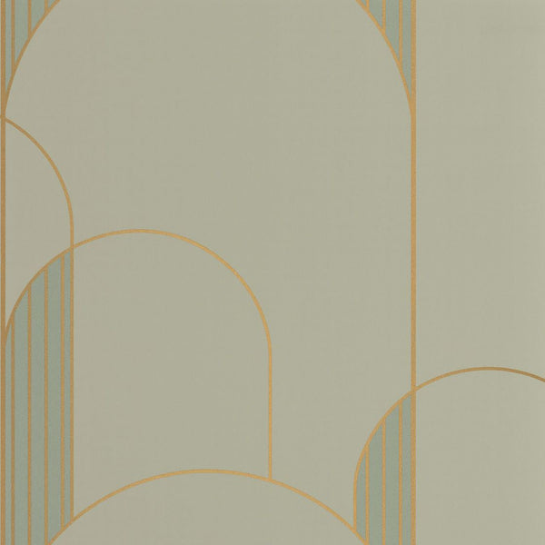 Sample - High Walls Wallpaper - Green