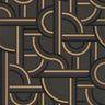 Impass Art Deco Wallpaper - Black/Gold - Discontinuing