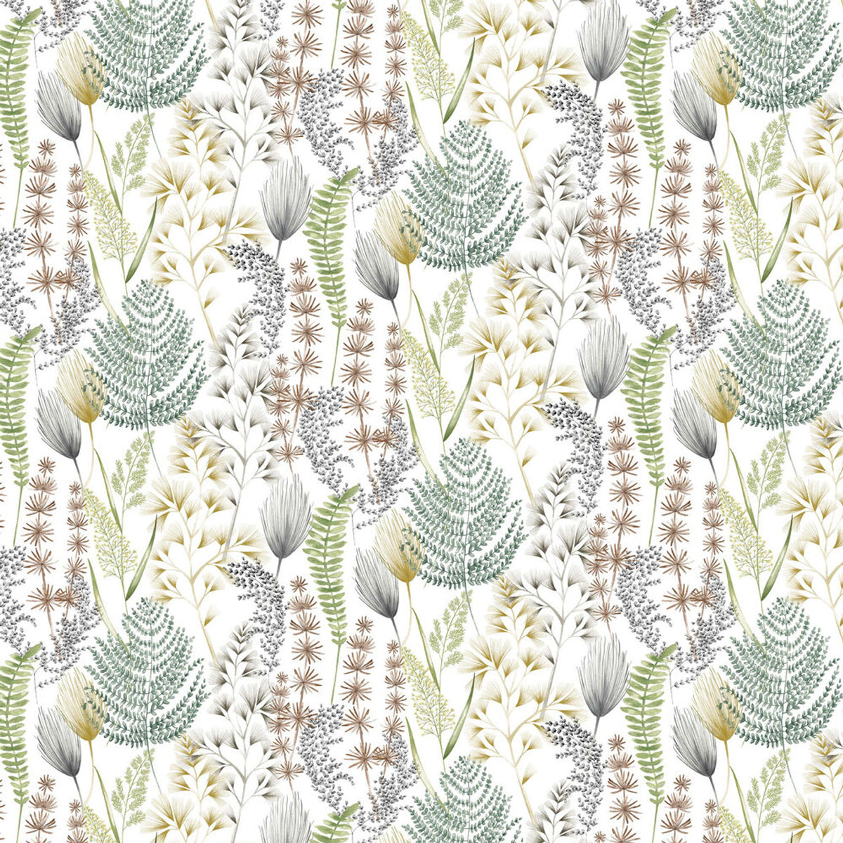 Summer Ferns Wallpaper - Earth Organic