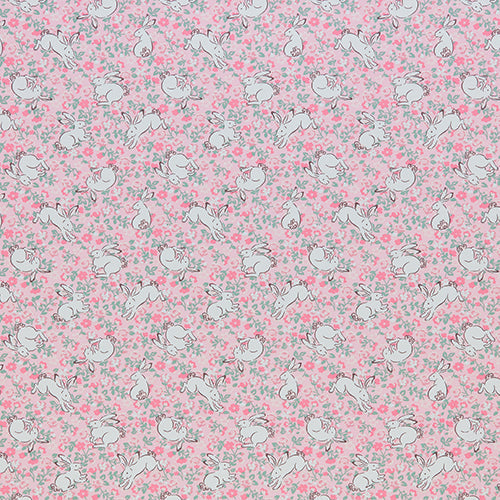 Cath Kidston Jumping Bunnies Fabric - Last 4 Metres