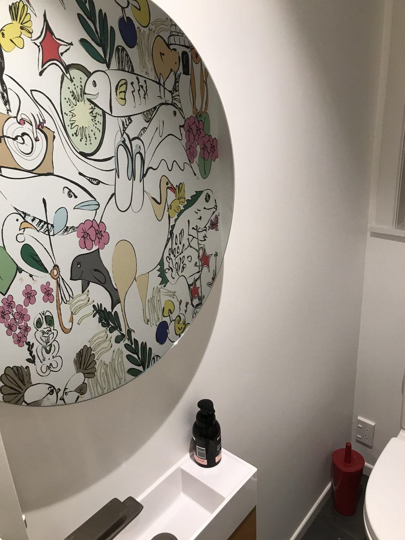Jacinda - Colour - Custom Sized Wallpaper Mural (per m2)