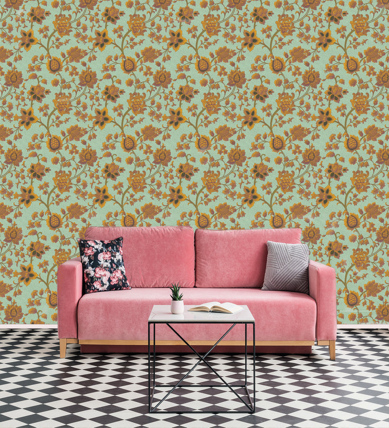 Jakob Jacobean - Customisable Wallpaper - Black and Orange