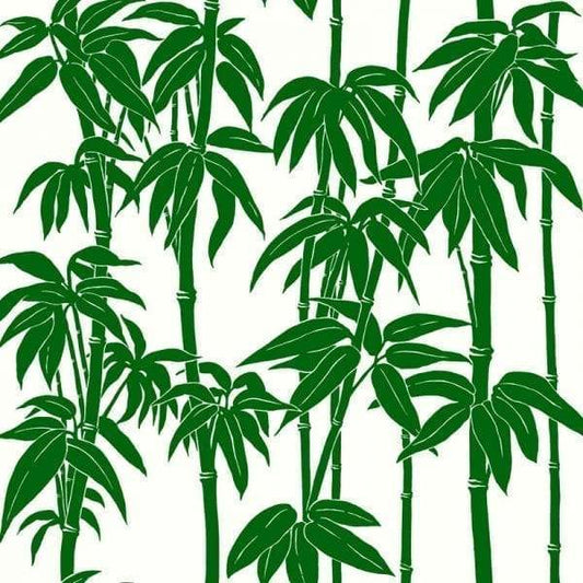 Japanese Bamboo Florence Broadhurst Wallpaper - Daintree Green