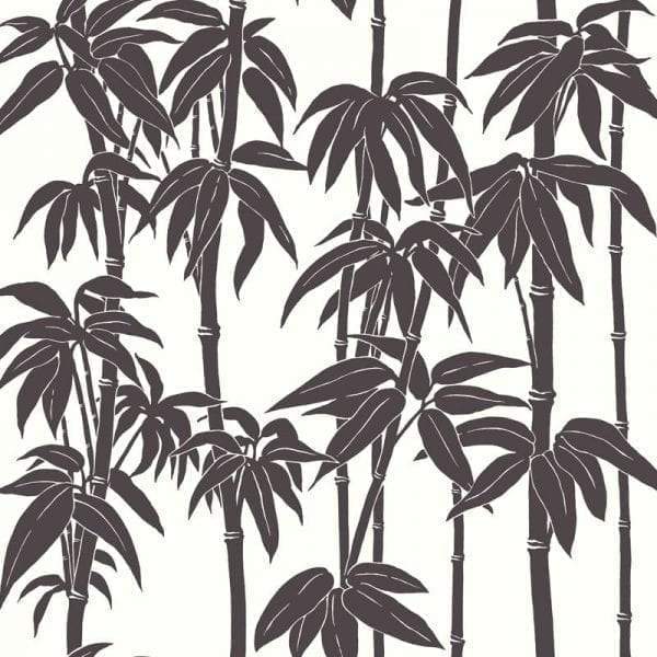 Sample – Japanese Bamboo Florence Broadhurst Wallpaper - Iron Bark