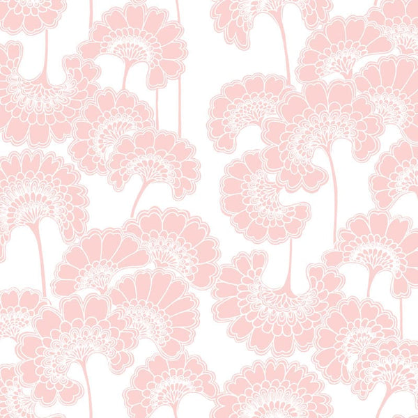 Sample – Japanese Floral Wallpaper - Florence Broadhurst - Macaron