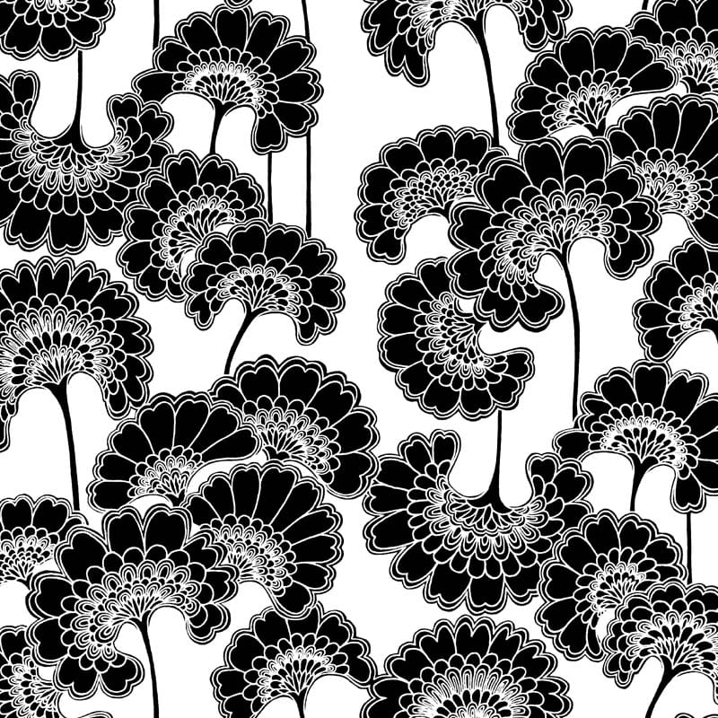 Sample – Japanese Floral Wallpaper - Florence Broadhurst - Magpie