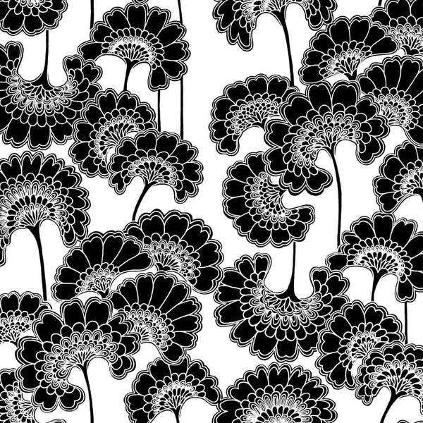 Sample – Japanese Floral Wallpaper - Florence Broadhurst - Magpie