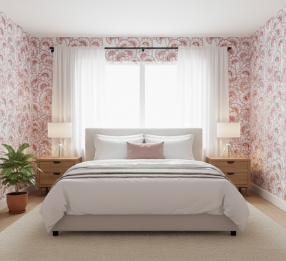 Japanese Floral Wallpaper - Florence Broadhurst - Tanami
