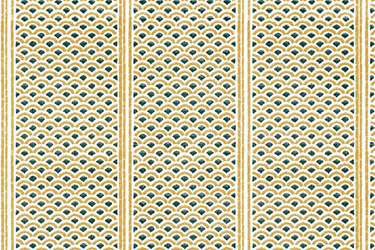 Japanese Panels Florence Broadhurst Wallpaper - Ochre