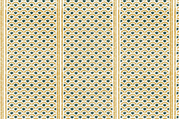 Sample – Japanese Panels Florence Broadhurst Wallpaper - Ochre