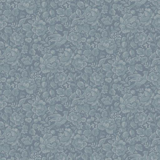 Jenny - Nightingale Wallpaper - Dusky Blue