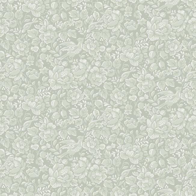 Sample - Jenny - Nightingale Wallpaper - Sage Green