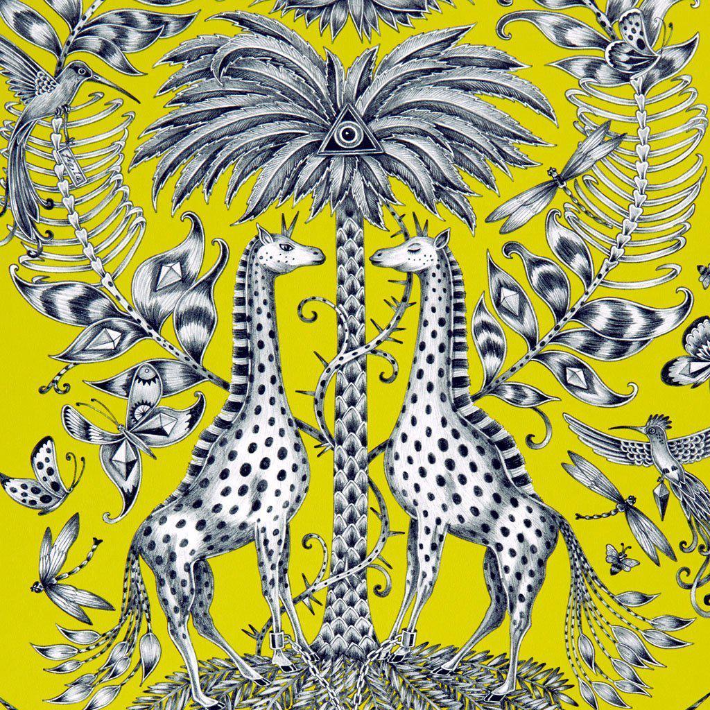 Kruger Wallpaper - Lime