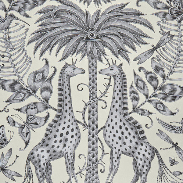 Sample - Kruger Wallpaper - Monochrome (Light Bronze)