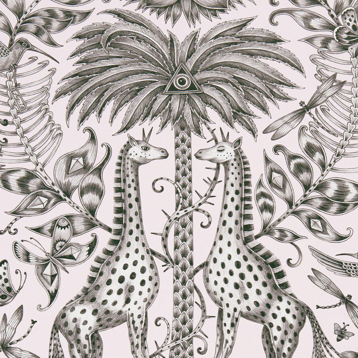 Sample - Kruger Wallpaper - Pink