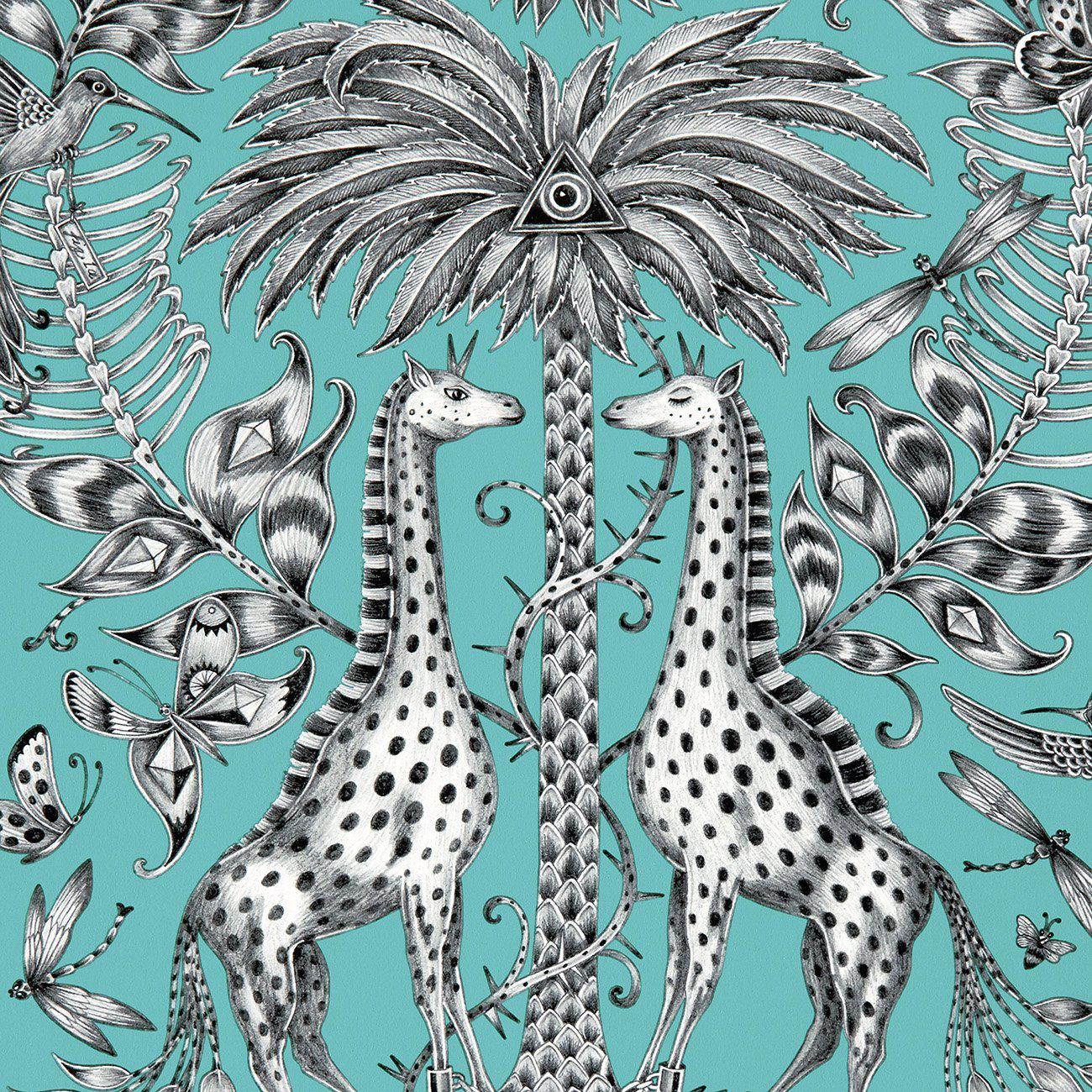 Kruger Wallpaper - Teal