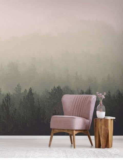 Oslo Vintage Forest - Custom sized wallpaper mural (per/m2) - Original