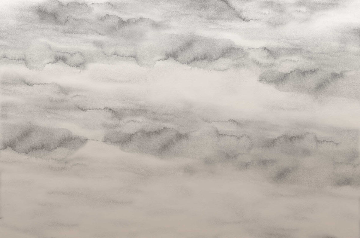 Sample - Riviera Watercolor - Sand Ombre - Custom Sized Wallpaper Mural (per/m2)